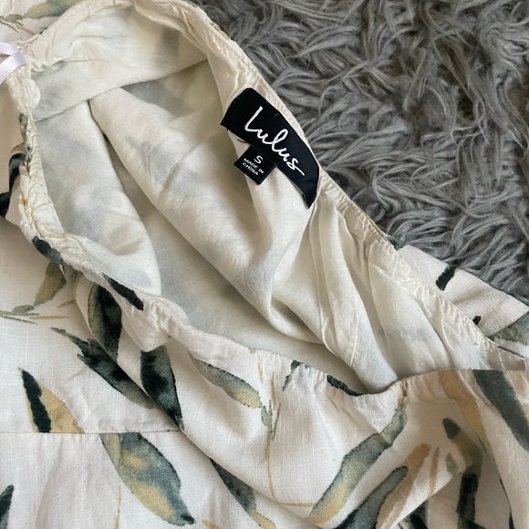 Lulus Light, floral one shoulder dress - Picture 9 of 9